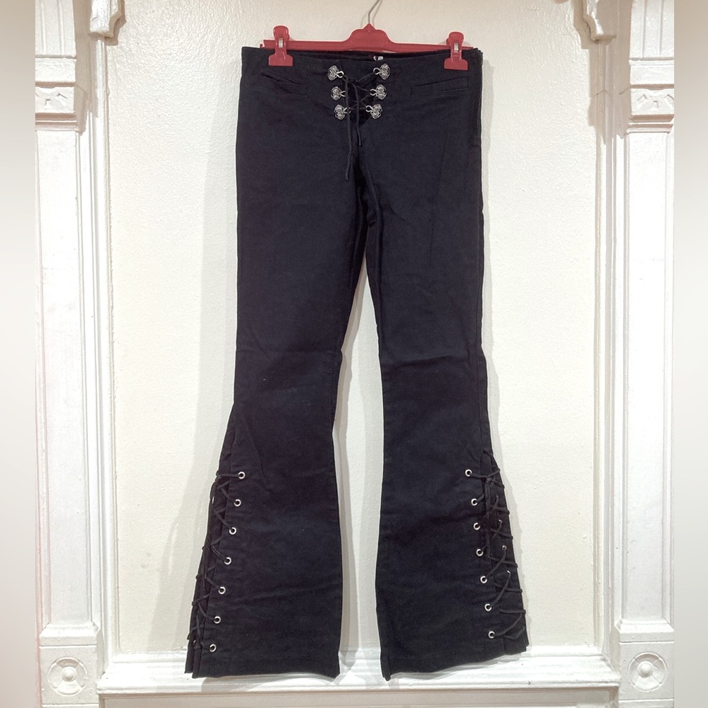 Vintage 90’s Gothic Lace Front Pants